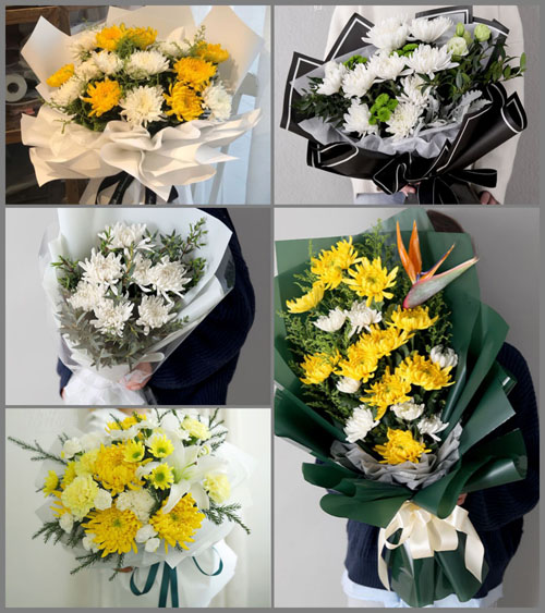 北京顺义区木林镇上园子村白事花束代送